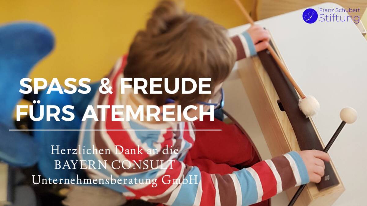 Spende Franz-Schubert-Stiftung an Atemreich 2021